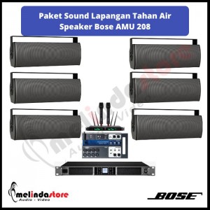 Paket Sound Lapangan Upacara Speaker Bose AMU 208 | 6 Speaker (Waterproof)